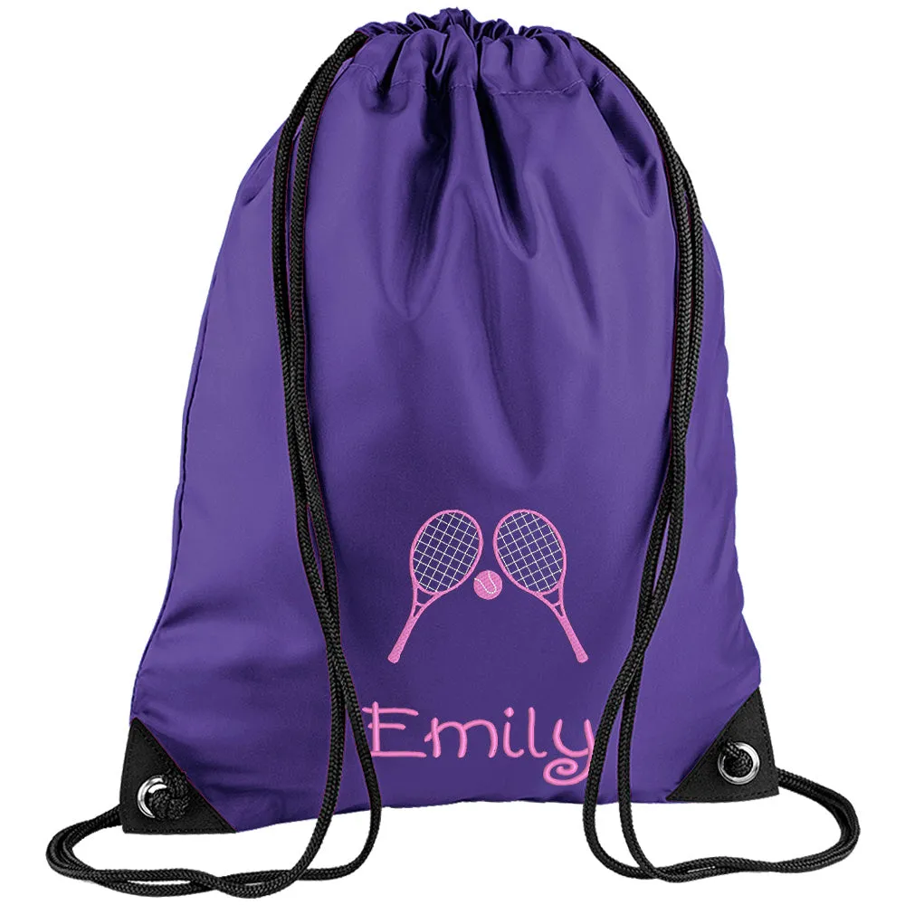 Embroidered PE Bag - Tennis