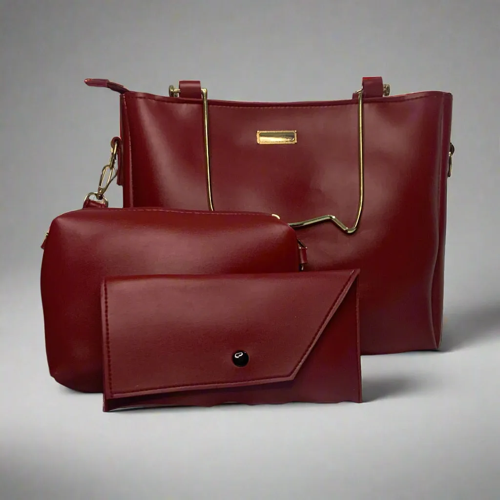 EMERALD (4 PIECE BAG SET)-MAROON