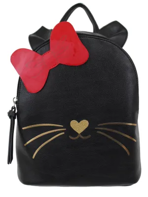 Emma Bow Backpack in Black