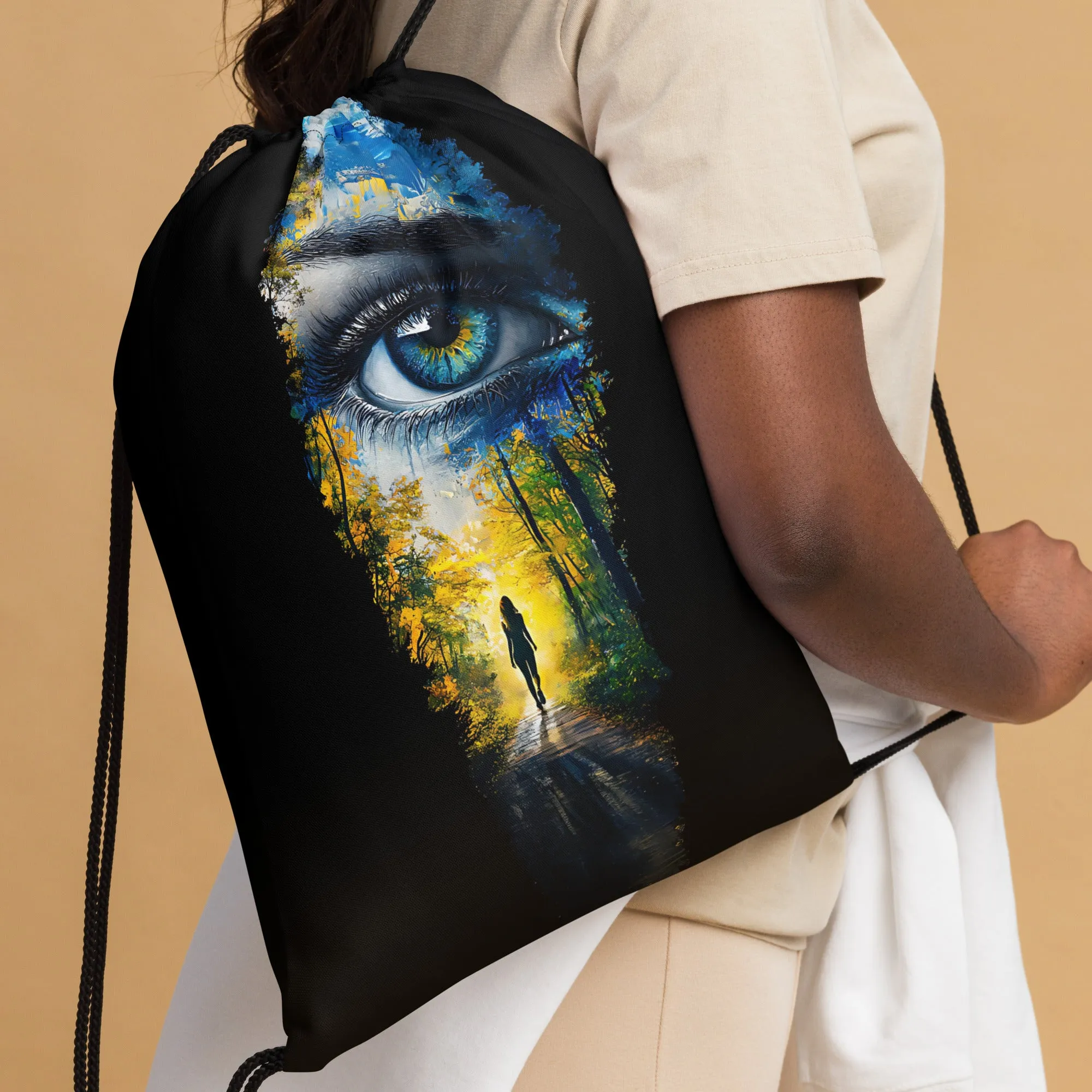 Empowered Path Drawstring bag