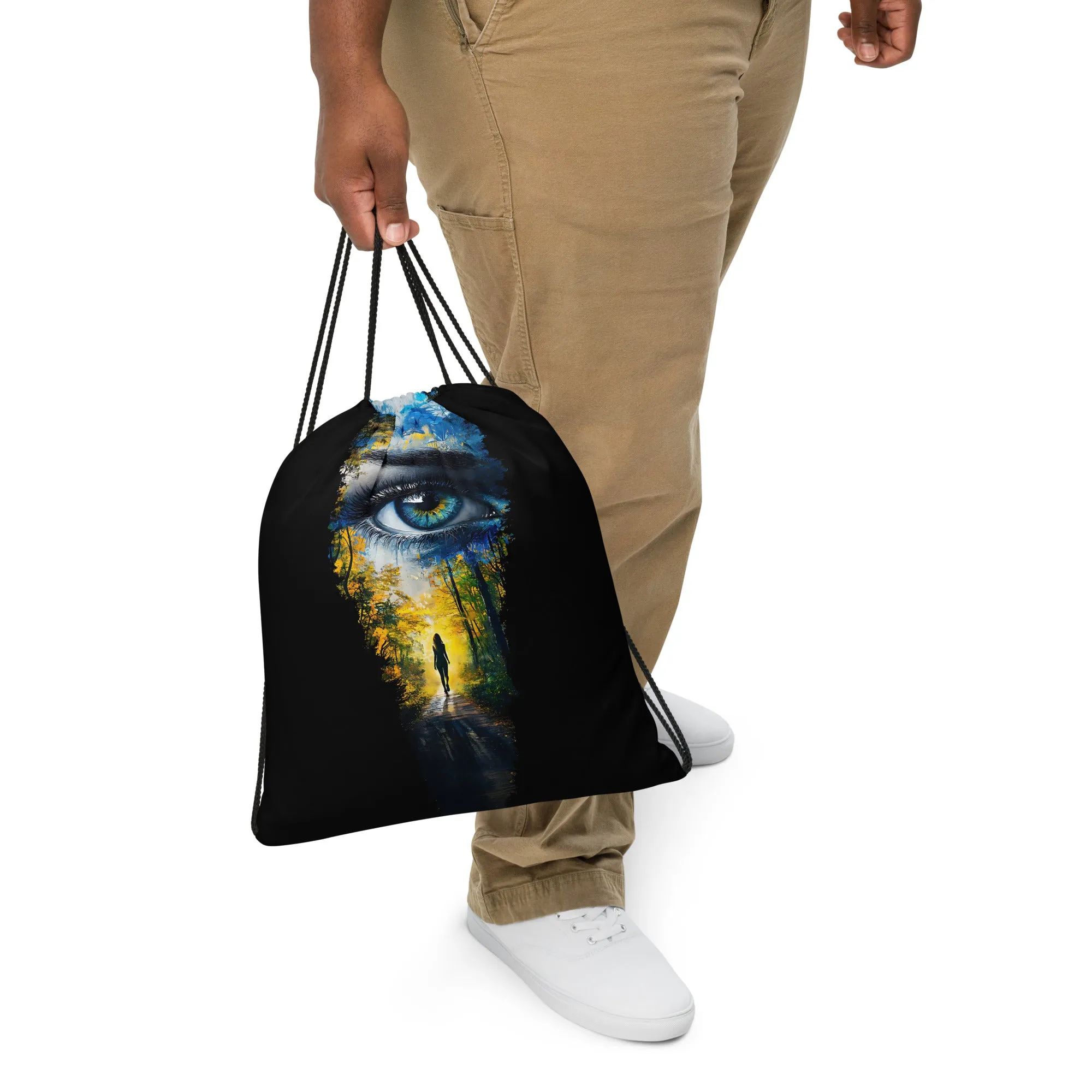 Empowered Path Drawstring bag