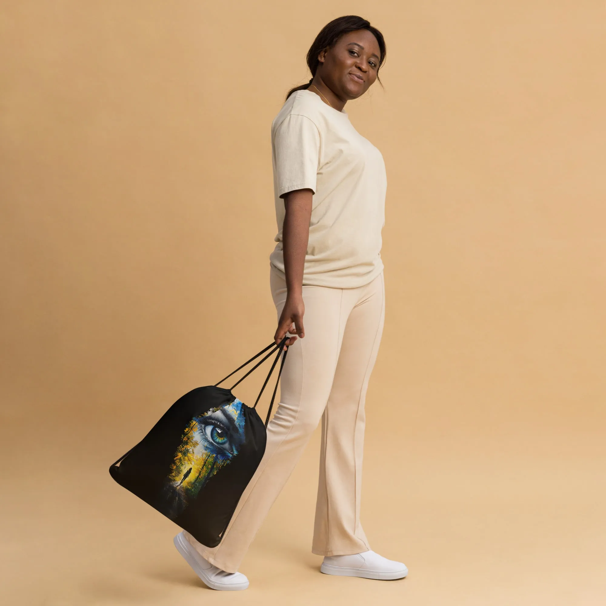 Empowered Path Drawstring bag