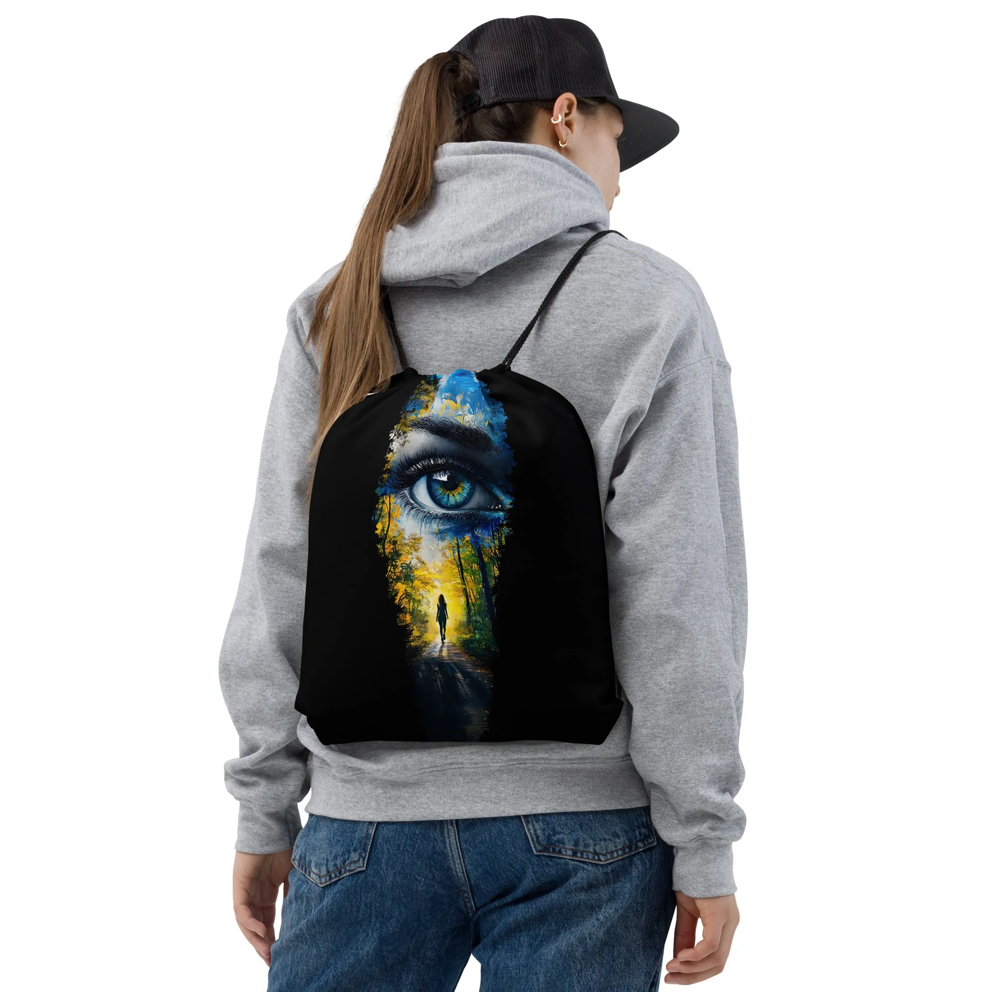 Empowered Path Drawstring bag