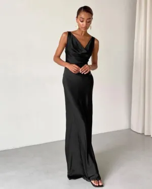 ENELA SATIN Stylish MAXI DRESS