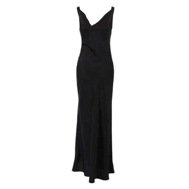 ENELA SATIN Stylish MAXI DRESS