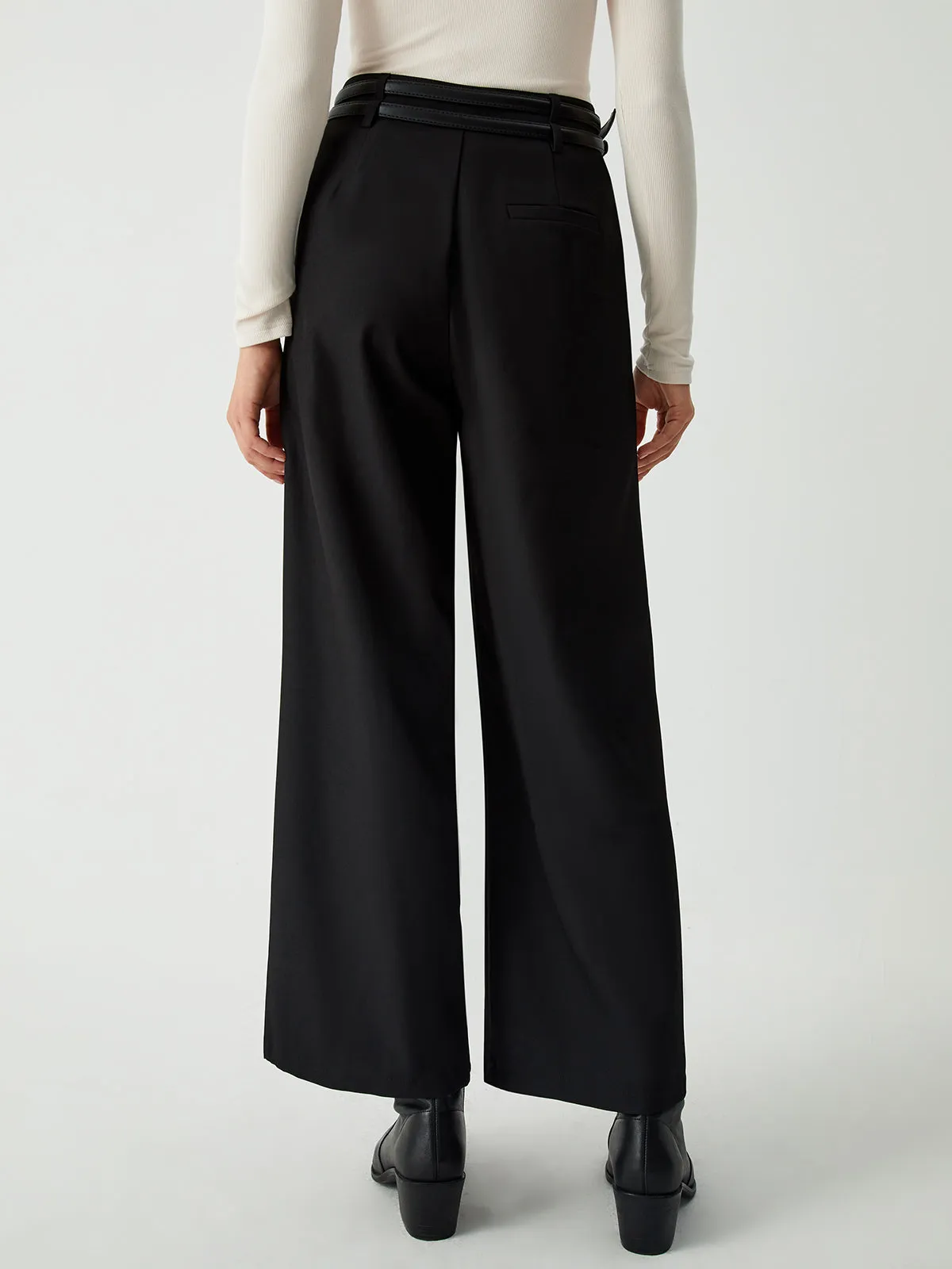 Essential Wide Graceful Leg Culotte Pants