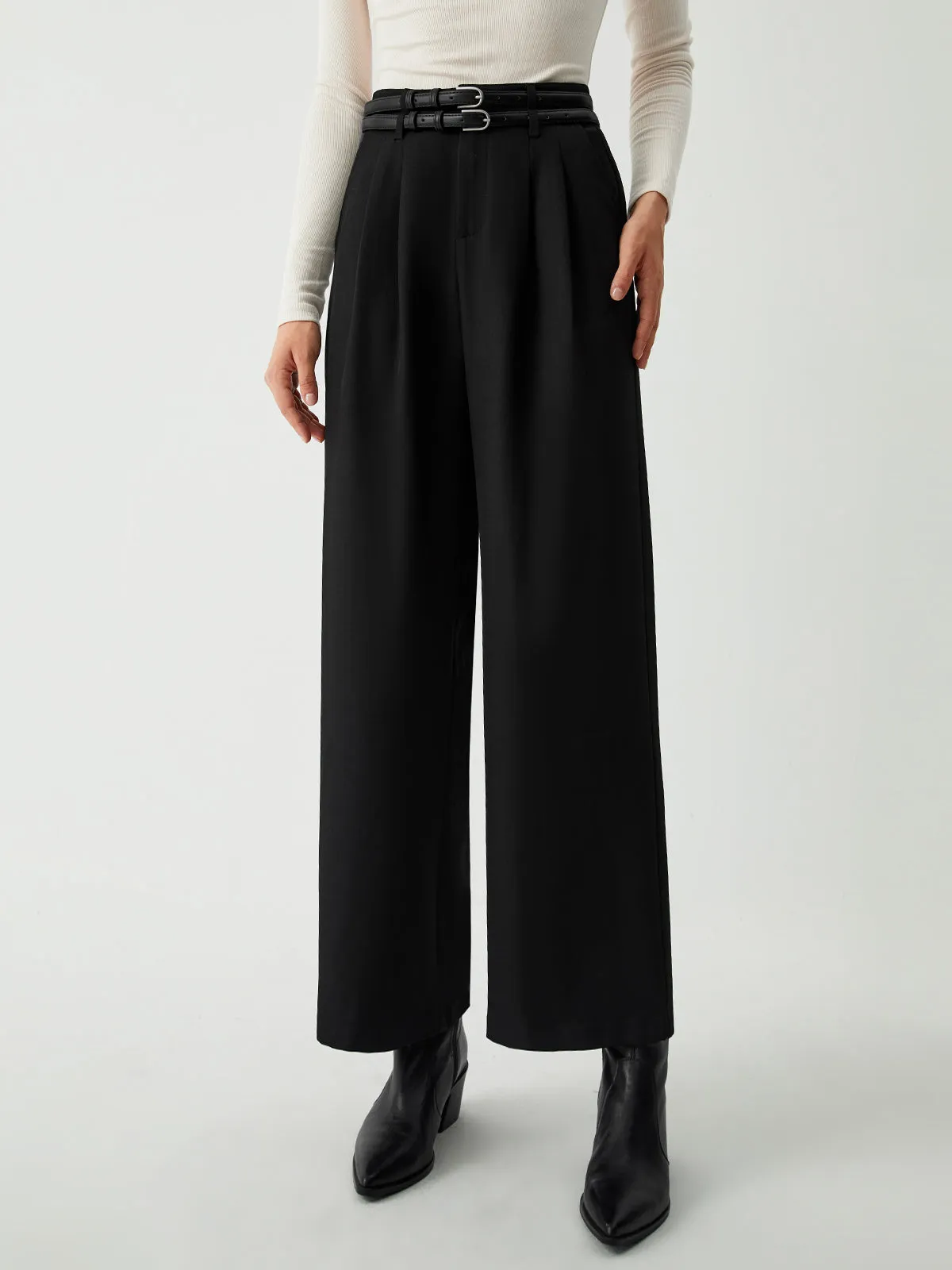 Essential Wide Graceful Leg Culotte Pants