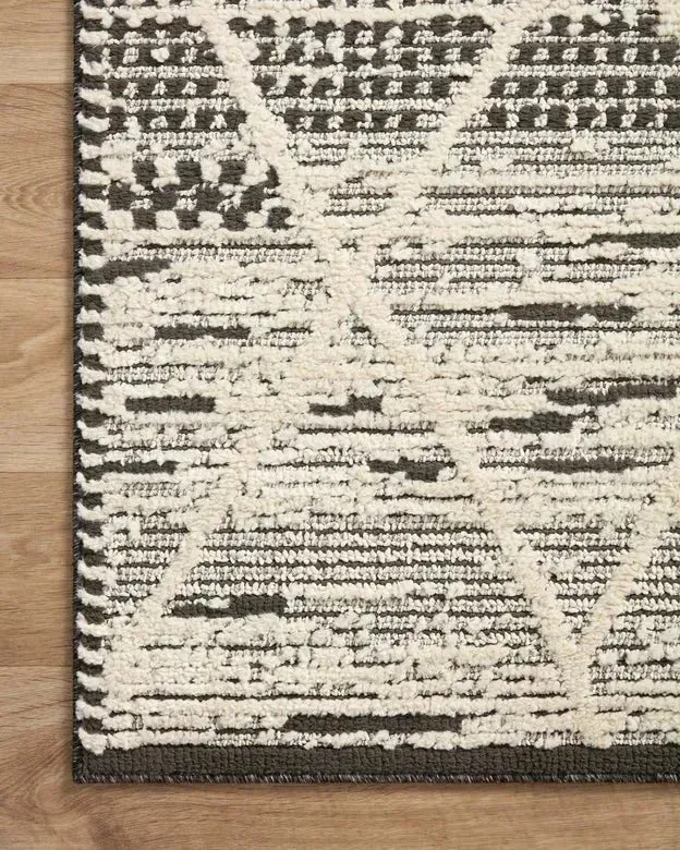 Fabian FAB-03 Charcoal/Ivory Rug