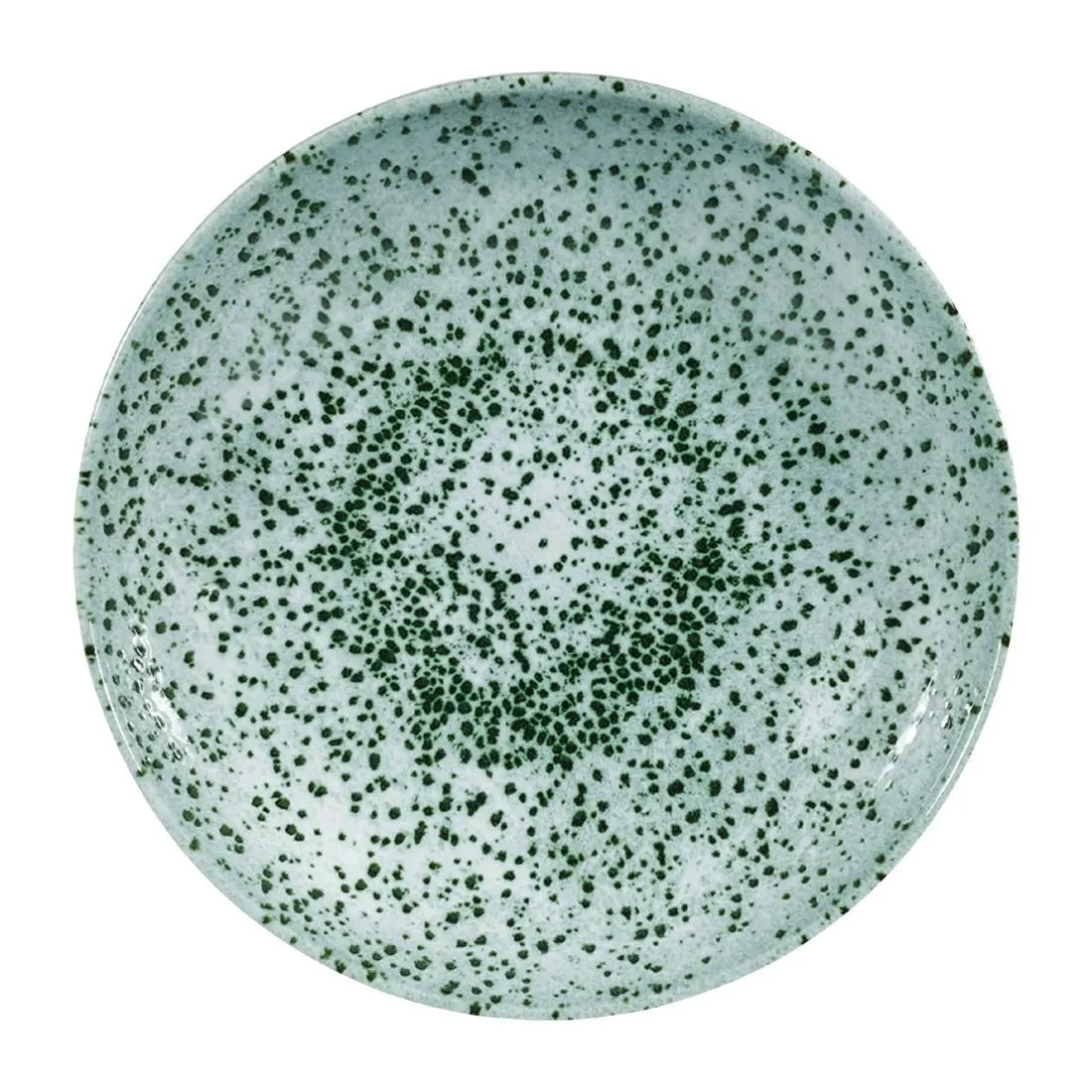 FC117 Churchill Studio Prints Mineral Green Coupe Plates 165mm (Pack of 12)