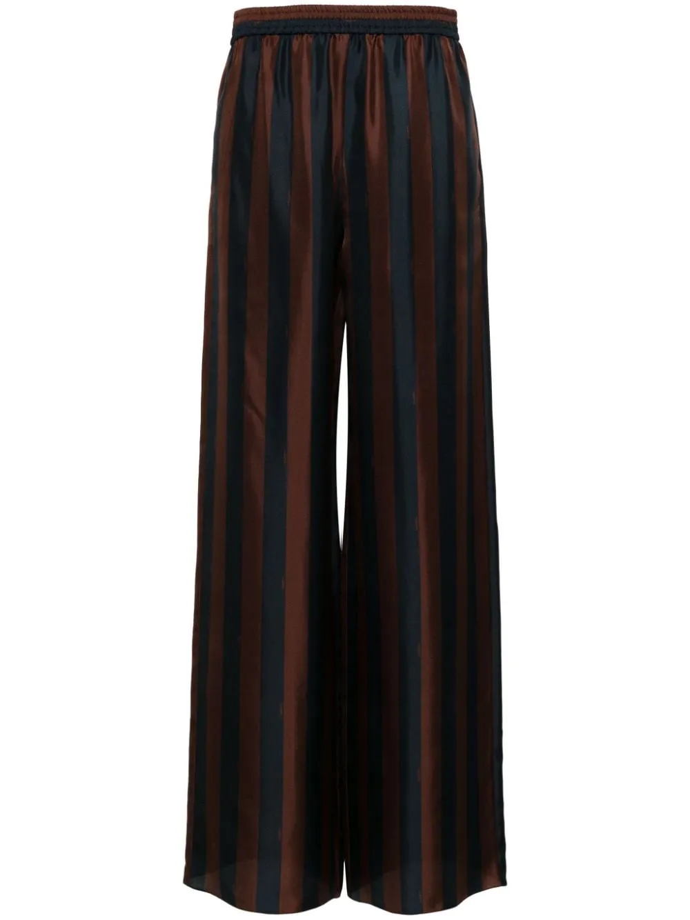 FENDI Silk Striped Trousers for Women - SS24 Collection