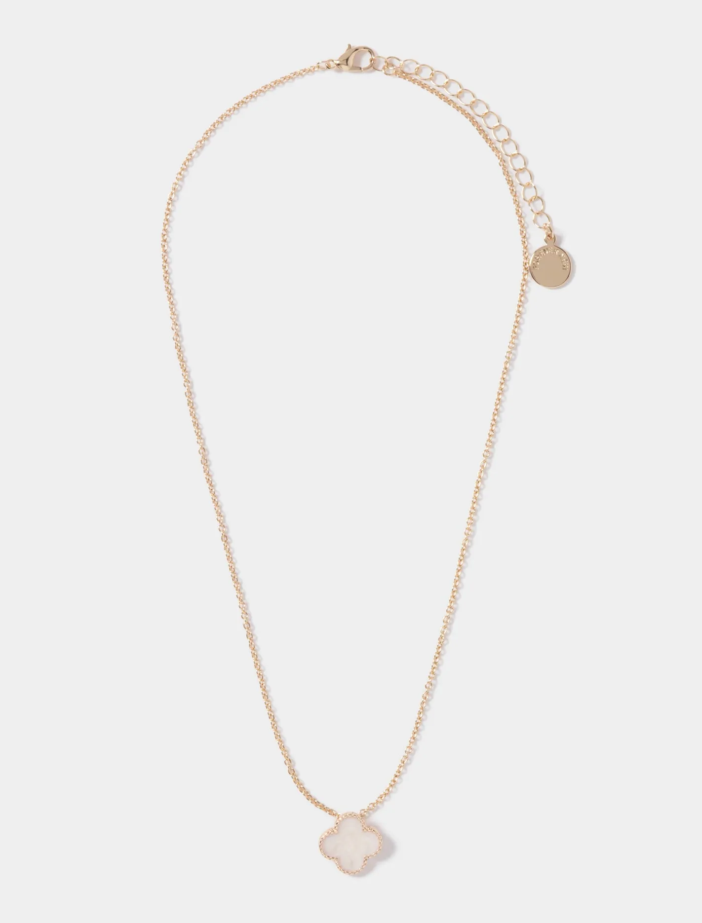Fern Flower Pendant Necklace