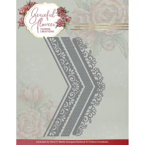 Find It Trading Yvonne Creations Dies - Graceful Borders, Graceful Flowers Collection*