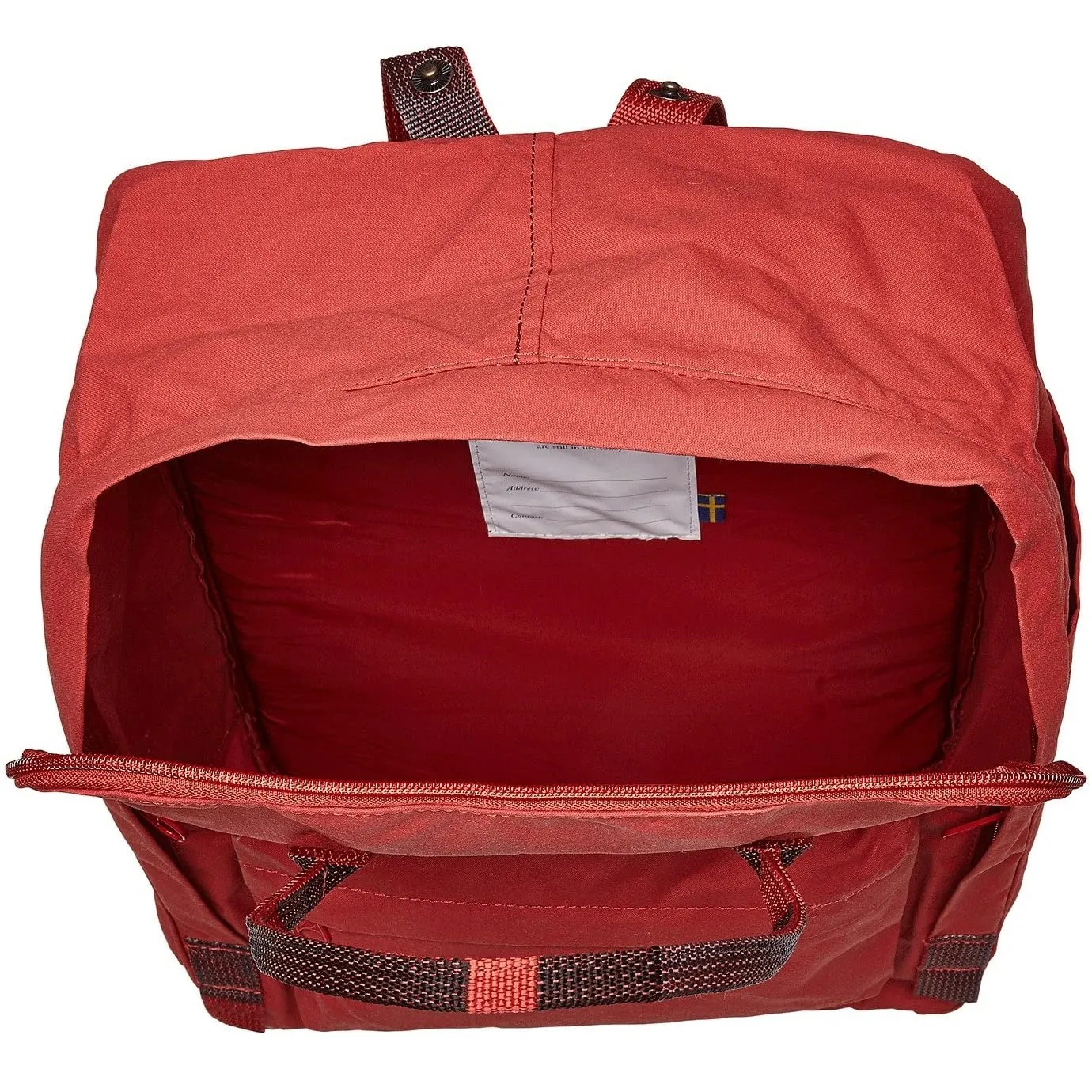 Fjallraven | Kanken Classic Backpack for Everyday | Deep Red/Random Blocked