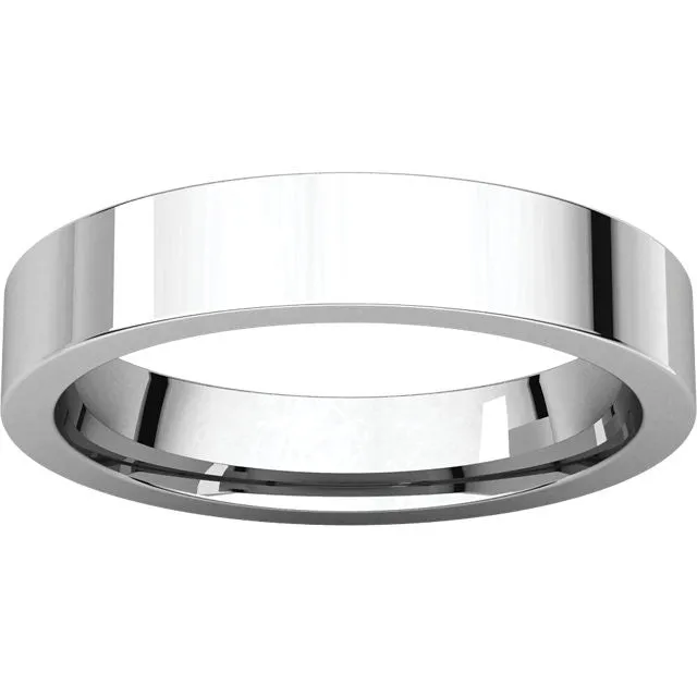Flat Comfort Fit Wedding Band (FIR)