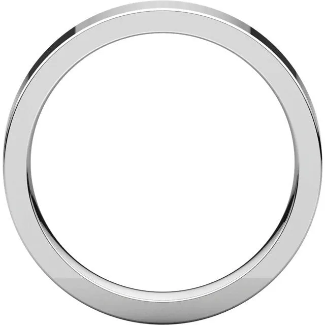 Flat Comfort Fit Wedding Band (FIR)