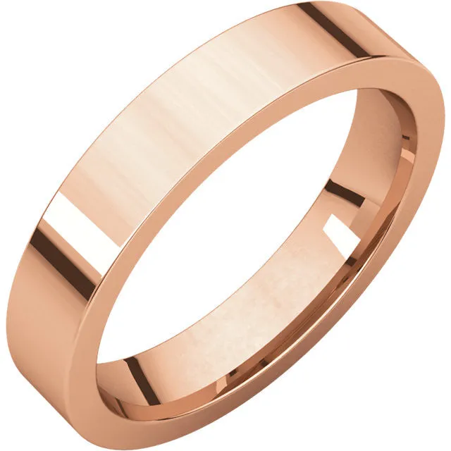 Flat Comfort Fit Wedding Band (FIR)