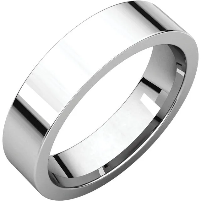 Flat Comfort Fit Wedding Band (FIR)