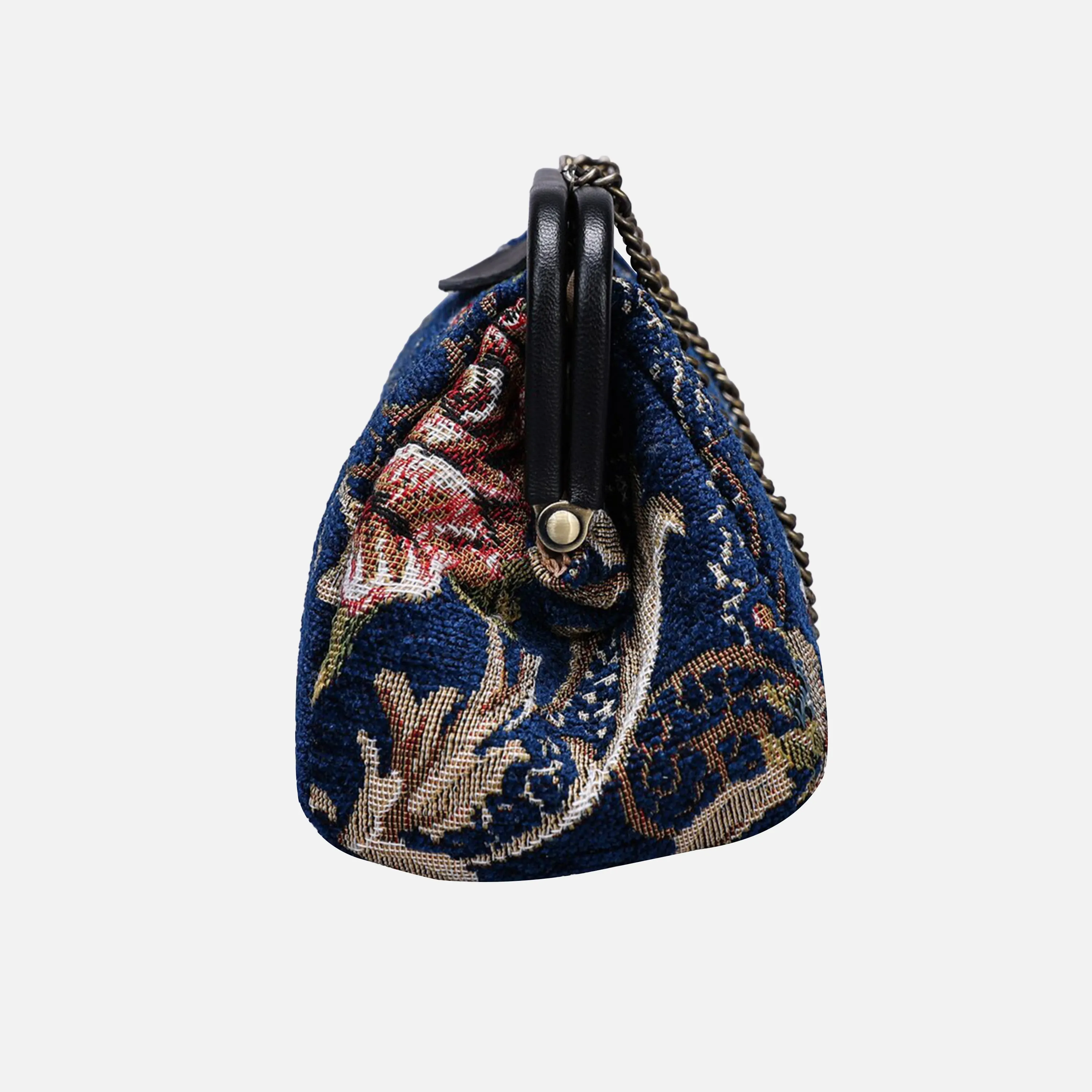 Floral Blue Evening Bag Clutch