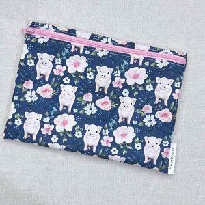 Floral Pigs XL Bag/Multipurpose Bag