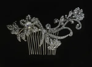 Floral Swarovski Swirl Headpiece