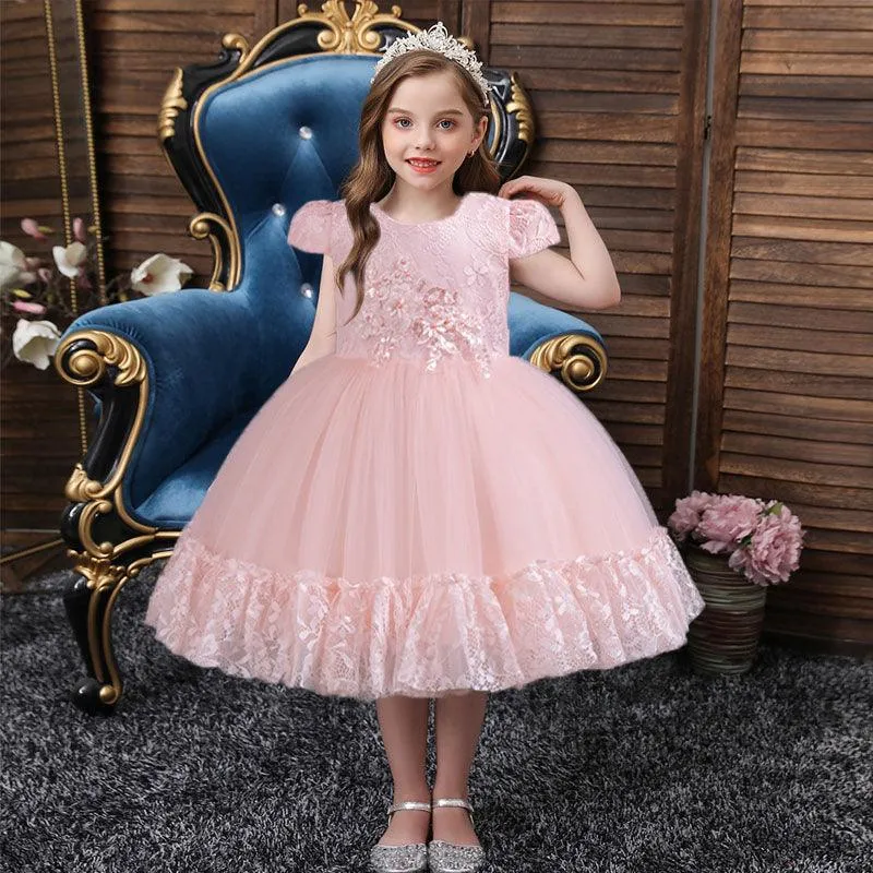 Fluffy Tulle Children's Gown