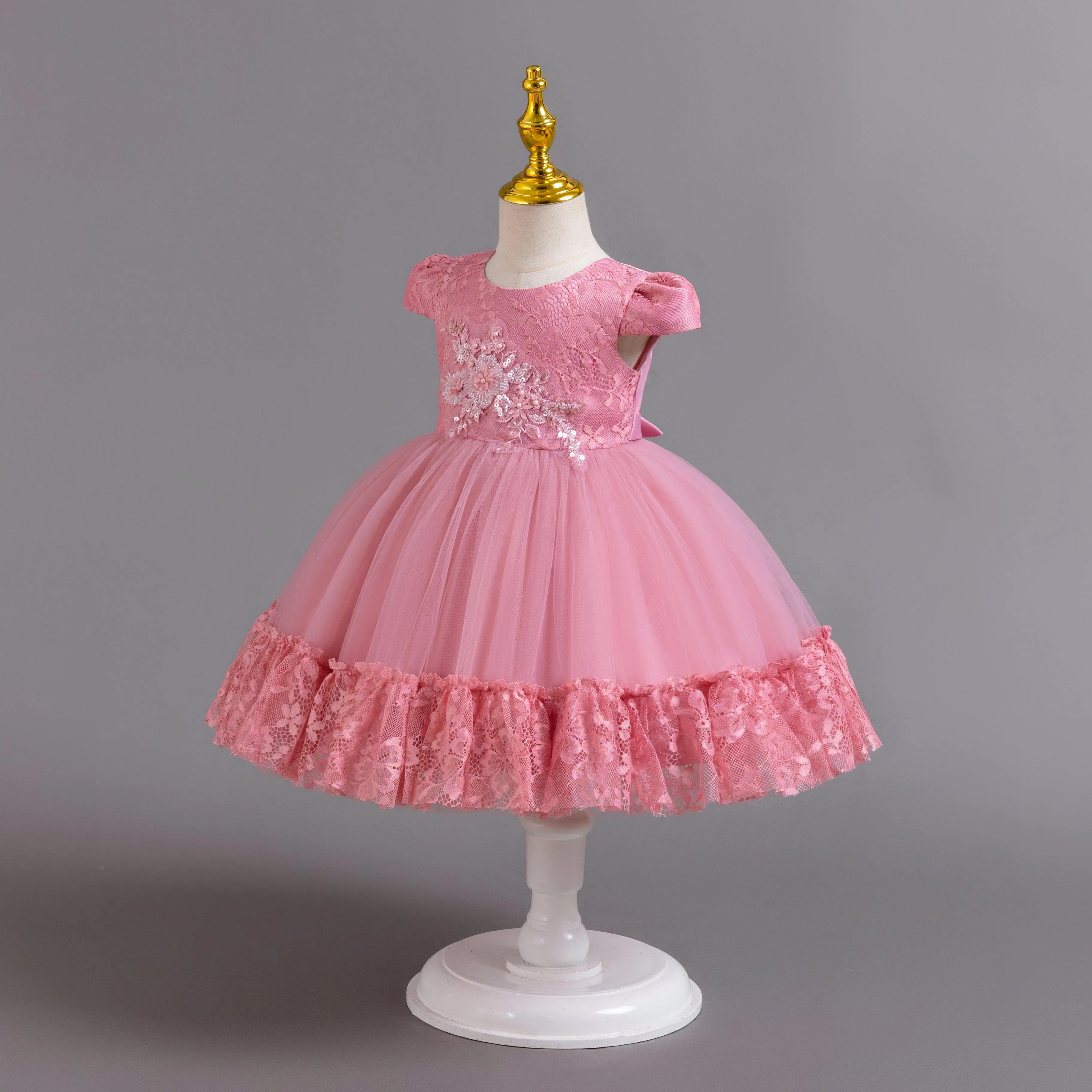 Fluffy Tulle Children's Gown