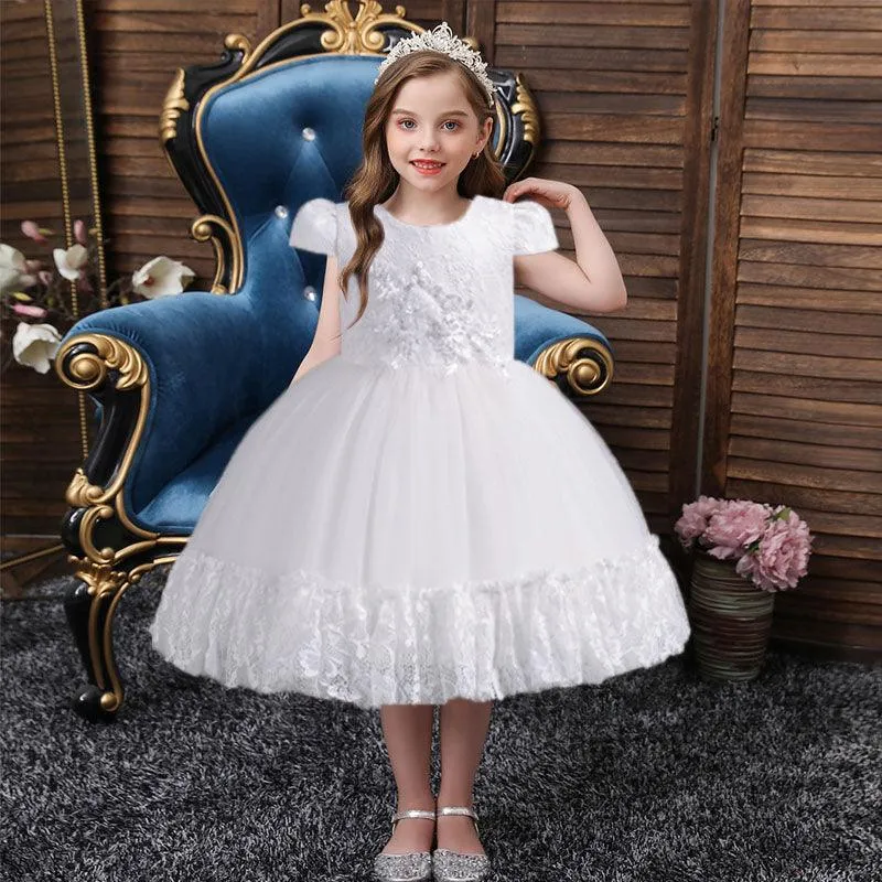 Fluffy Tulle Children's Gown
