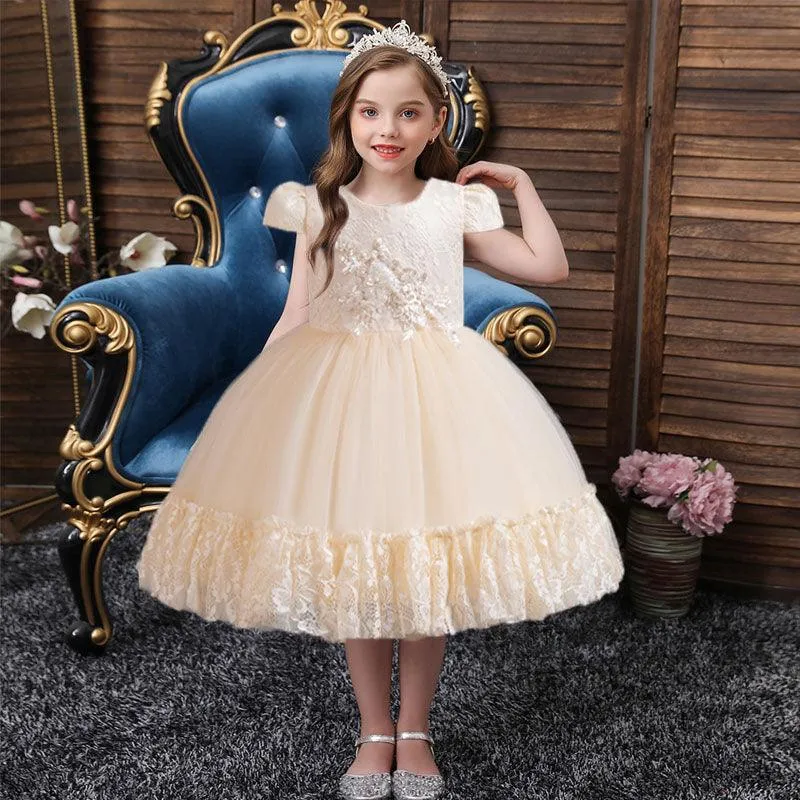Fluffy Tulle Children's Gown
