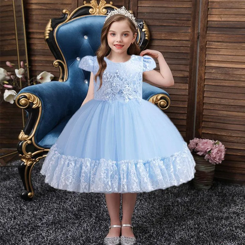 Fluffy Tulle Children's Gown