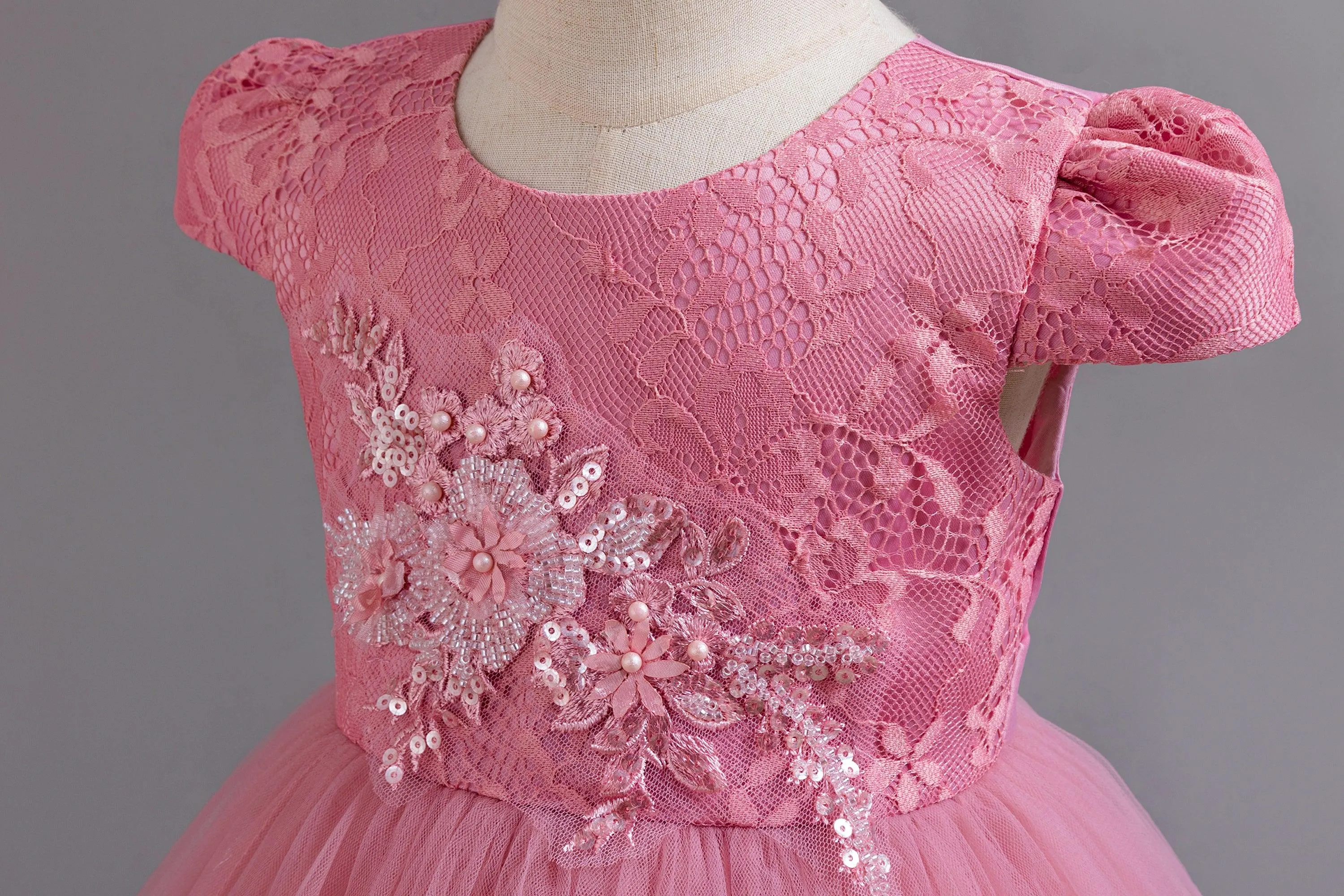 Fluffy Tulle Children's Gown