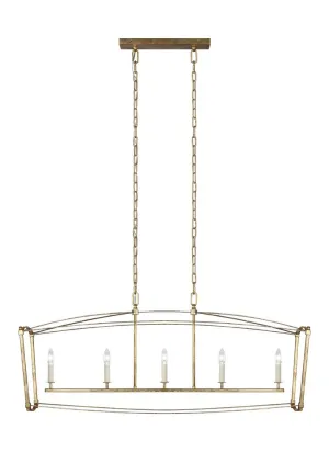 Generation Lighting - Feiss 5 - Light Linear Chandelier F3326/5