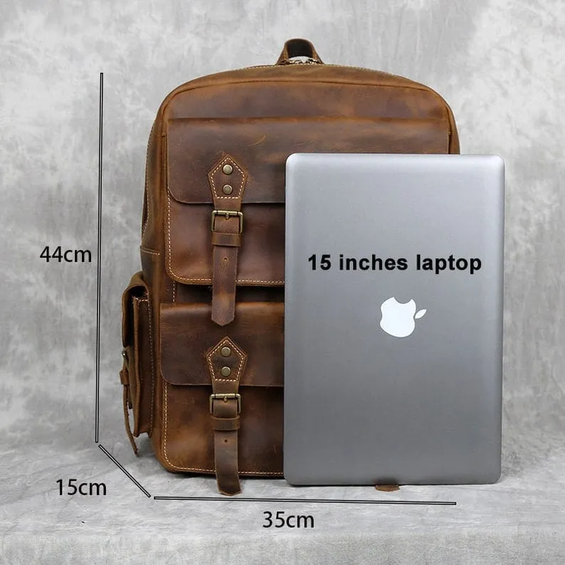 Genuine Leather Backpack