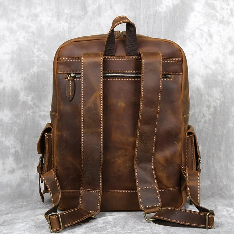 Genuine Leather Backpack