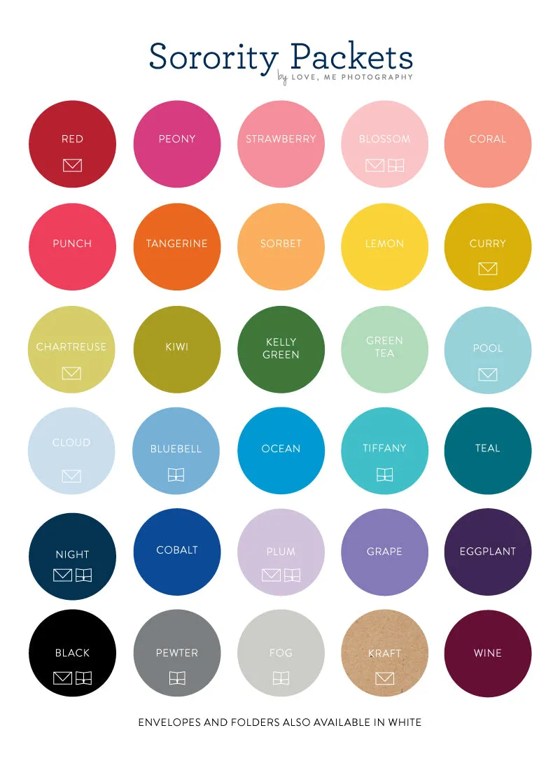 Glamour Complete Sorority Packet