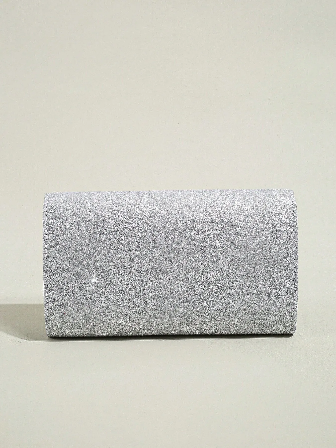 Glitter Clutch Purse Evening Envelope Handbag With Detachable Chain Strap