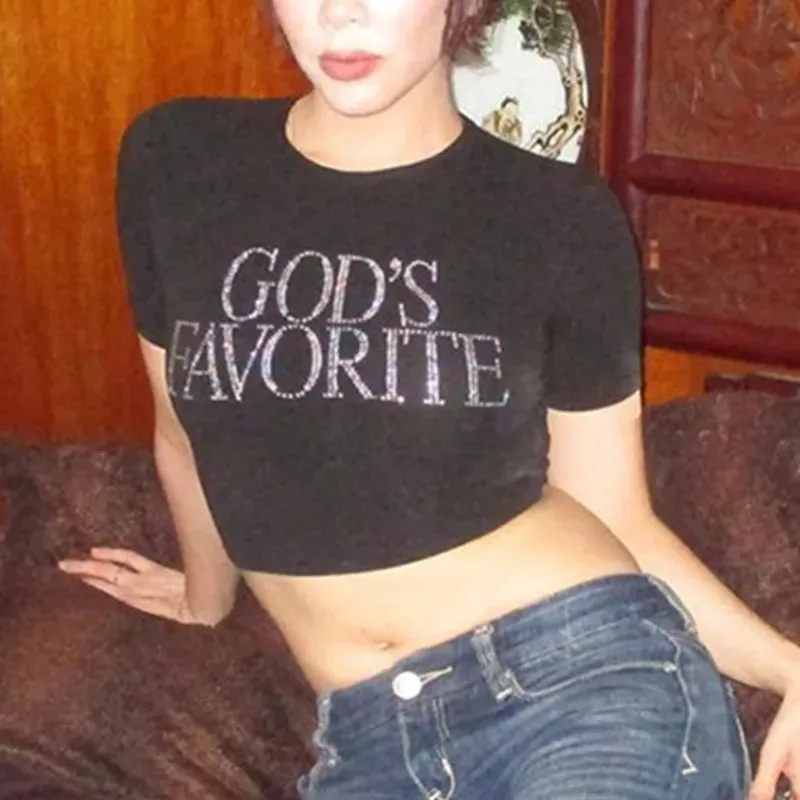 God's Favorite Stylish Rhinestone Top