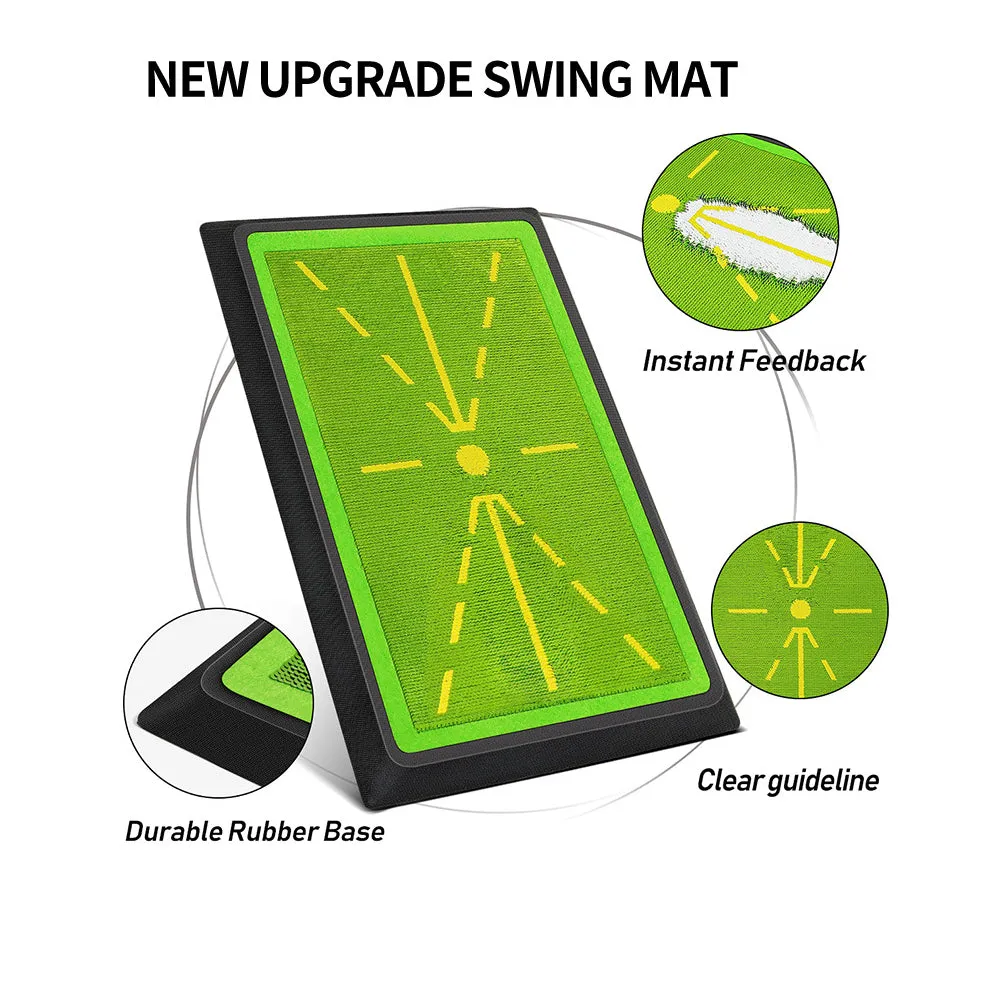 Golf Training Mats Analyse Swing Paths and Correct Ball Striking Posture
