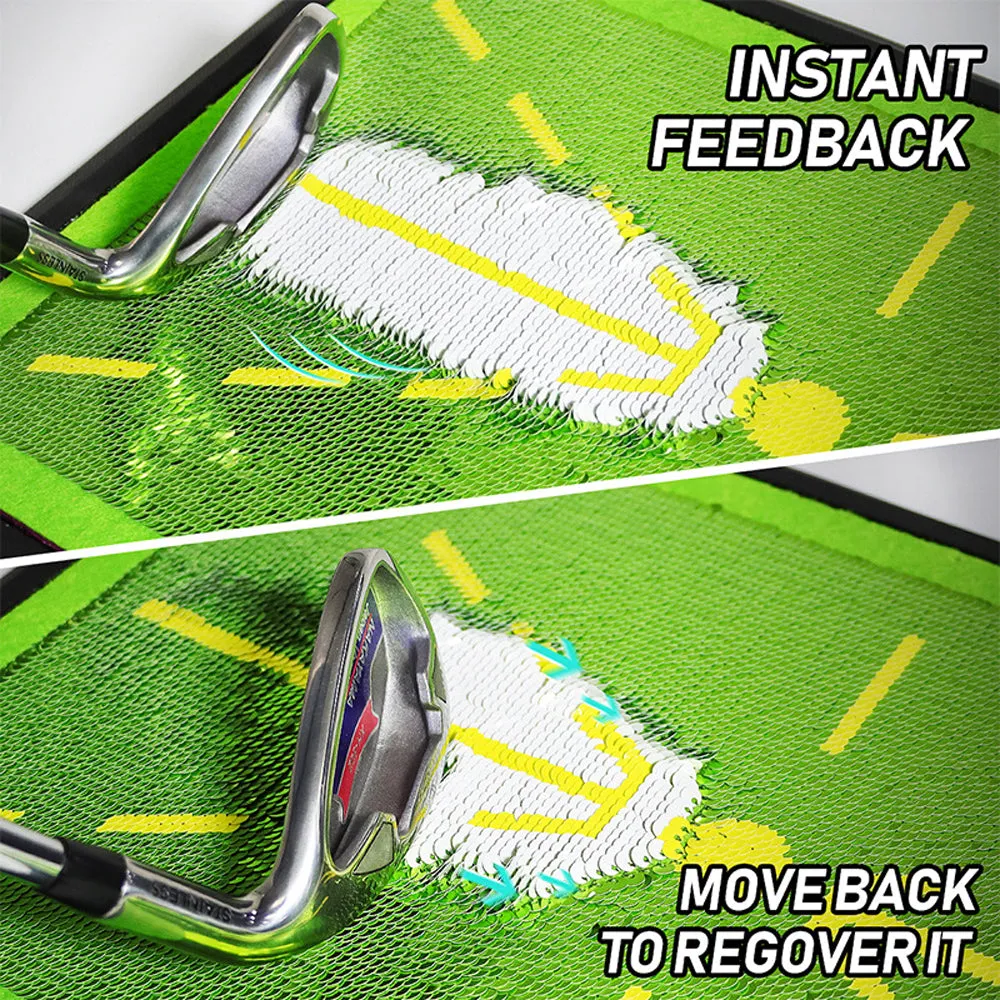 Golf Training Mats Analyse Swing Paths and Correct Ball Striking Posture