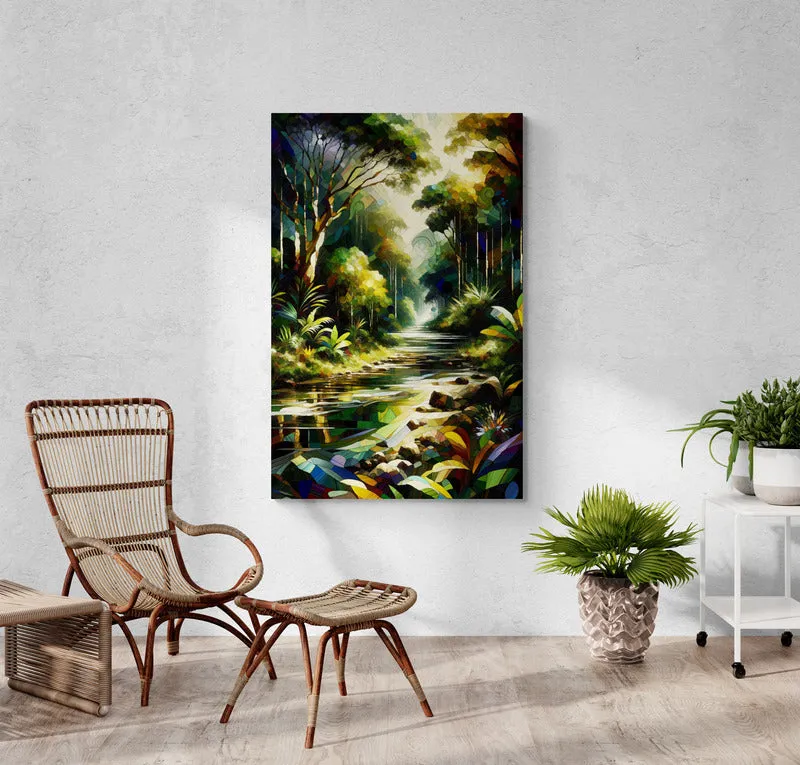 Graceful Forest Deer Canvas Print
