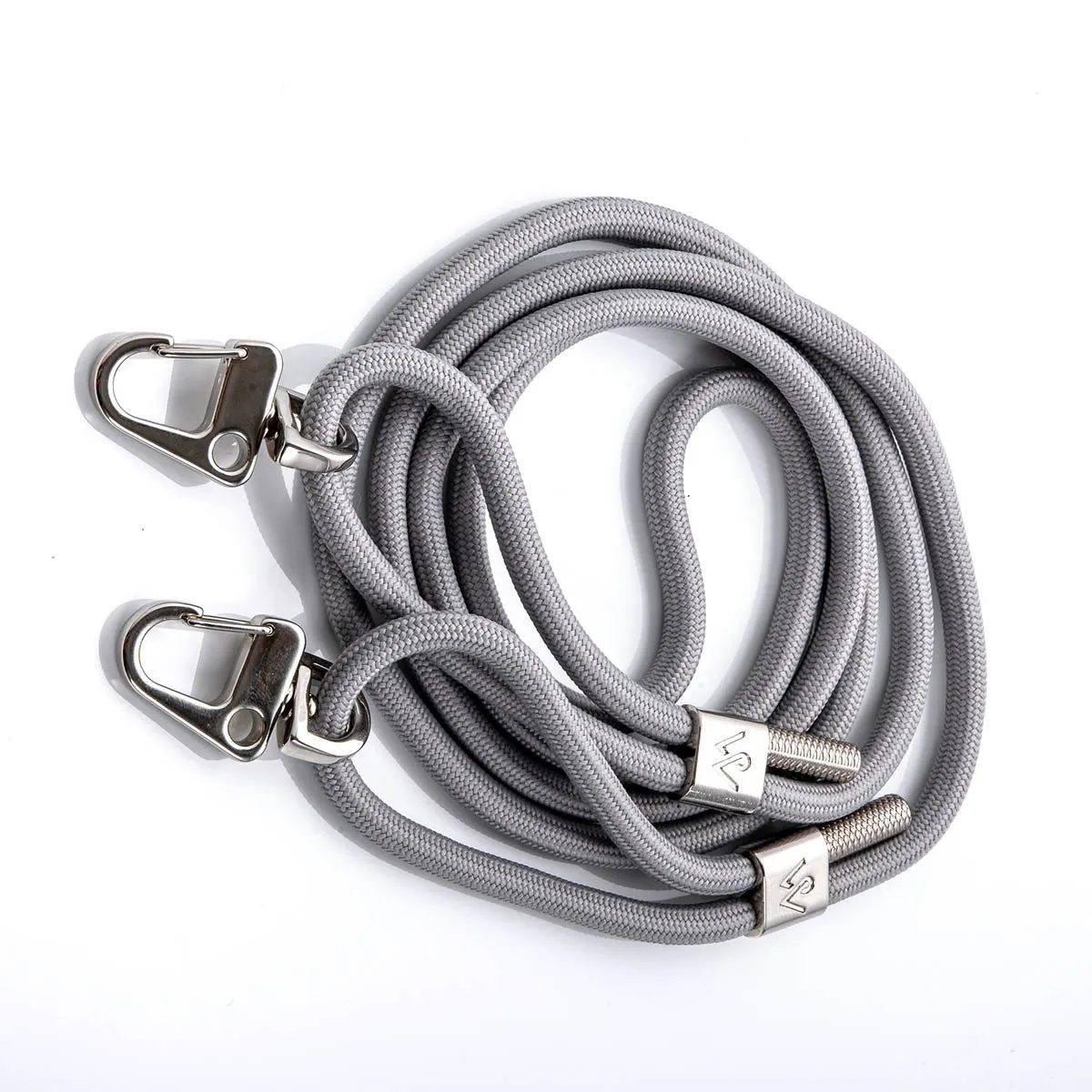 Graceful Grey Braided Strap