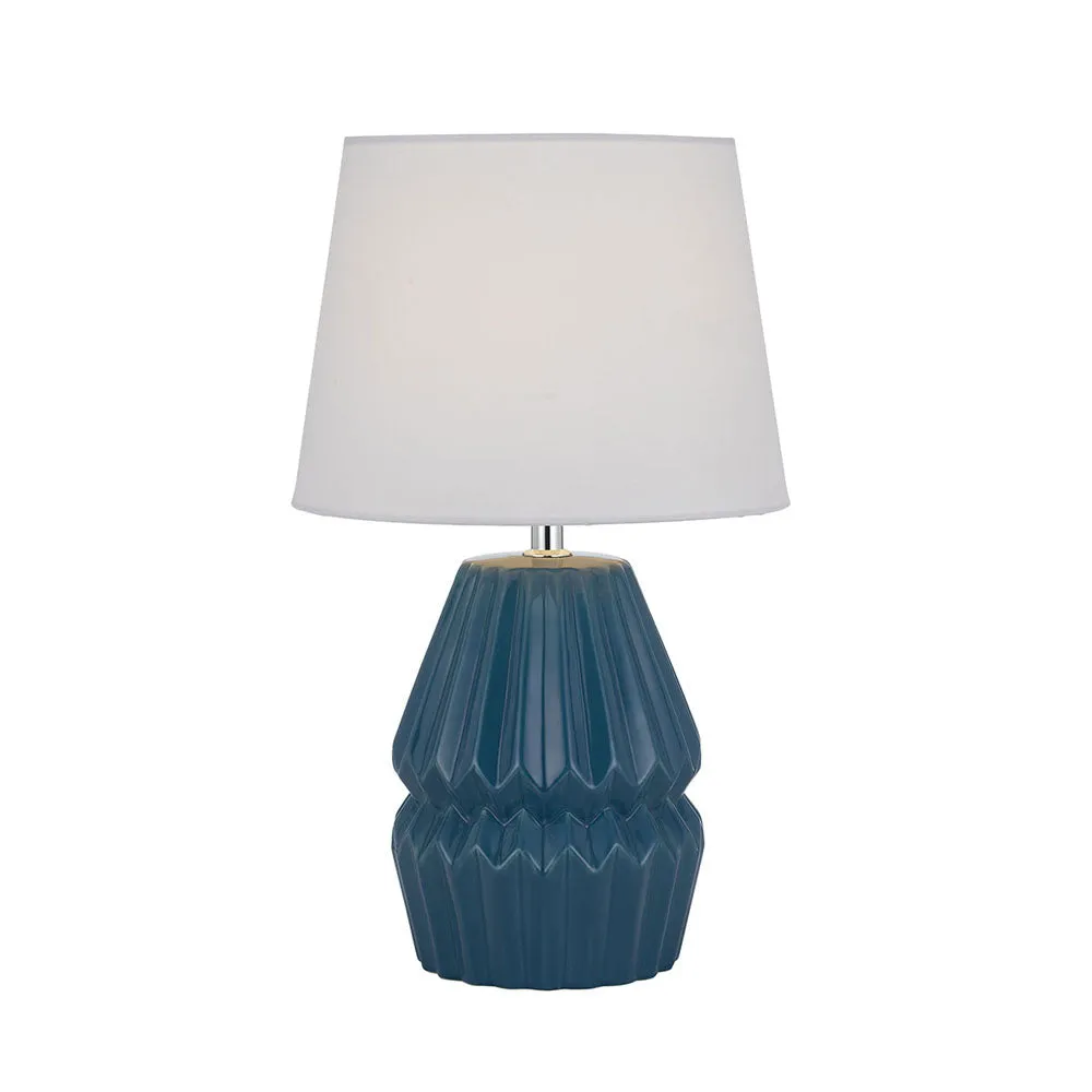 Greet Blue and White Stacked Cupcake Ceramic Table Lamp