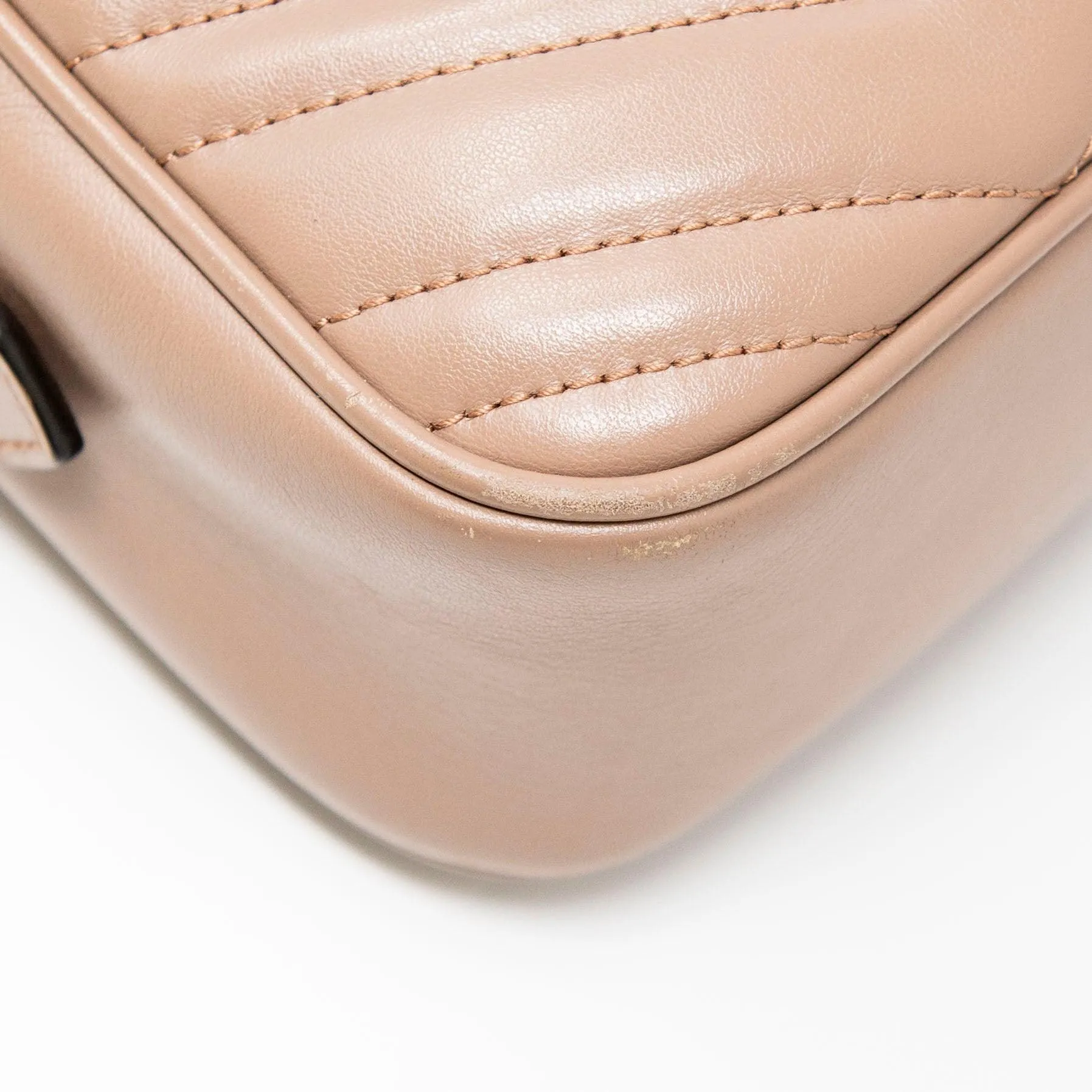 Gucci Dusty Pink Small Marmont Camera Bag