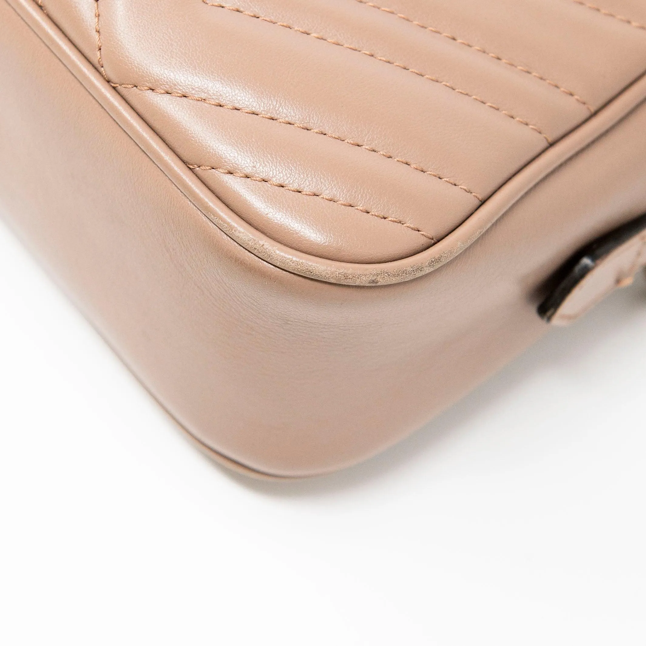 Gucci Dusty Pink Small Marmont Camera Bag