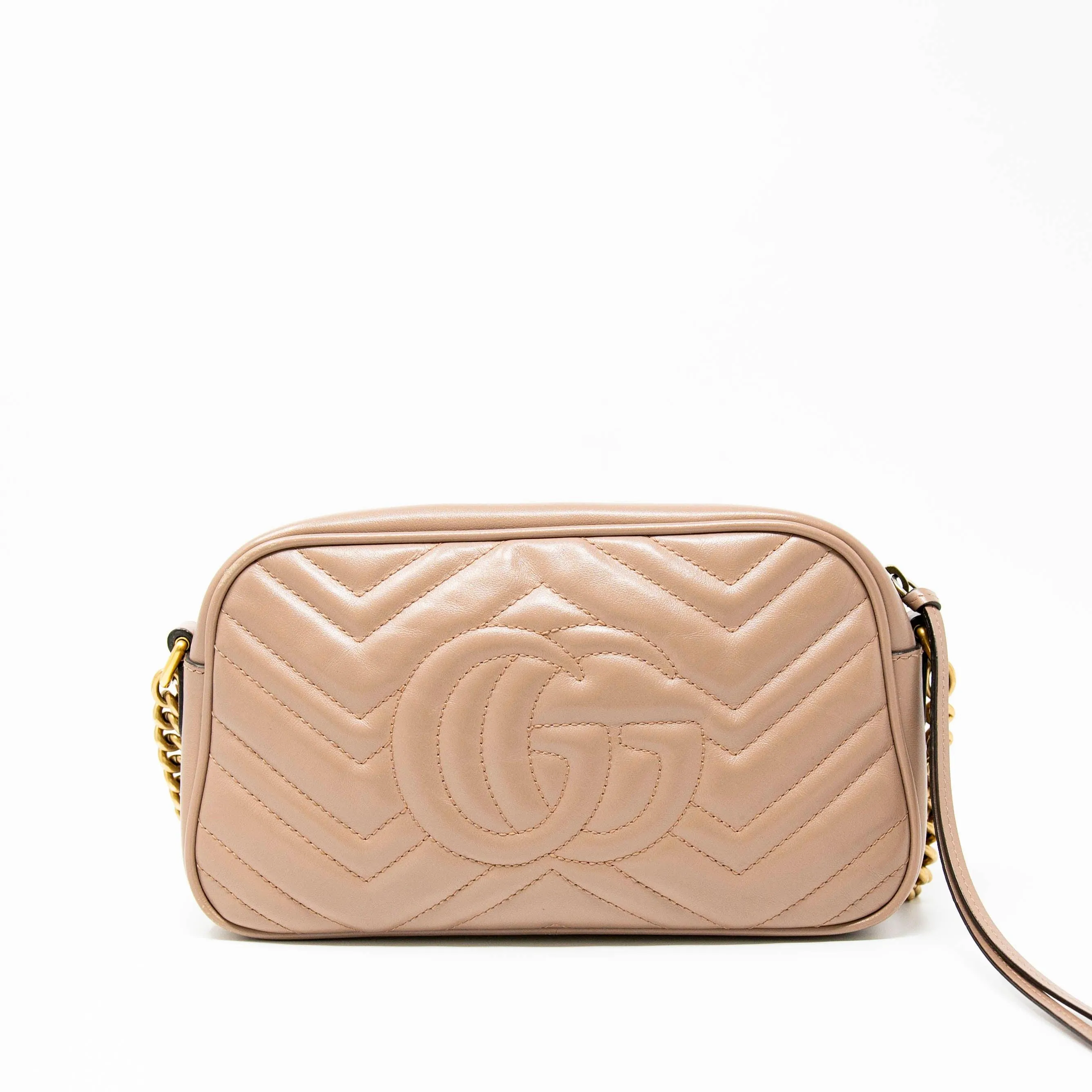 Gucci Dusty Pink Small Marmont Camera Bag