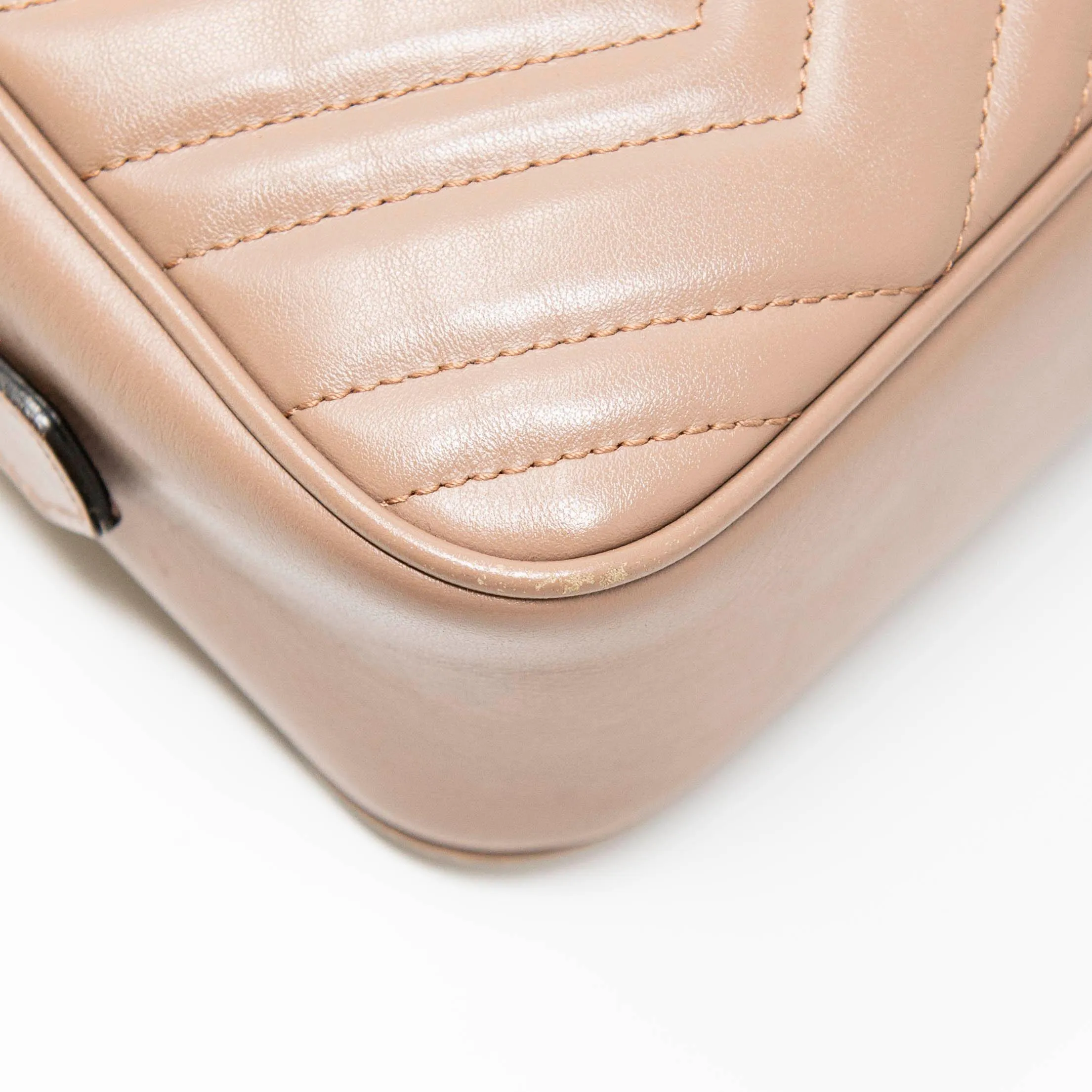 Gucci Dusty Pink Small Marmont Camera Bag