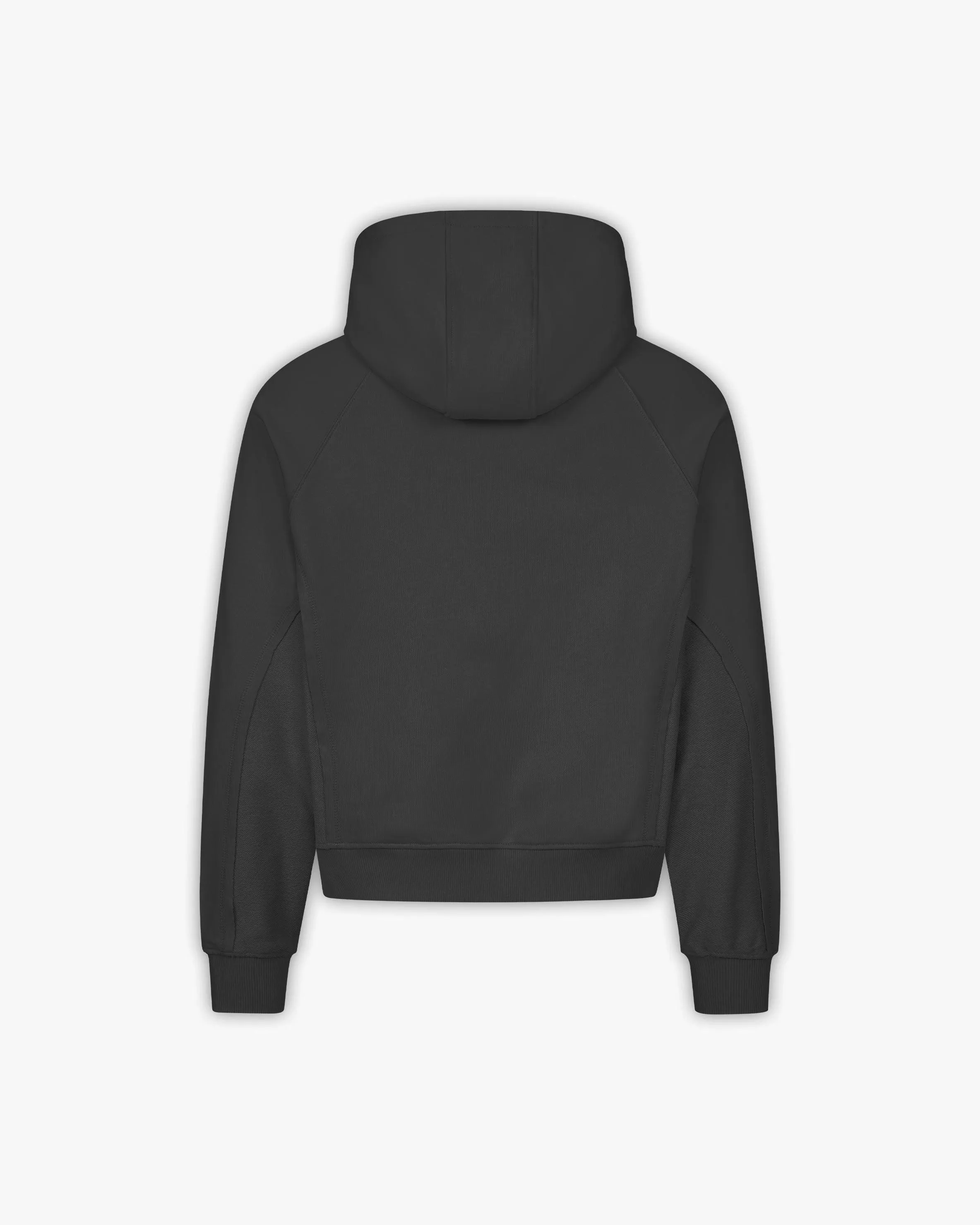 INSIDE OUT ZIP HOODIE ASH GREY