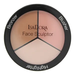 Isadora Face Sculptor Bronzer/Blusher/Highlighter 01 Warm Peach 18g