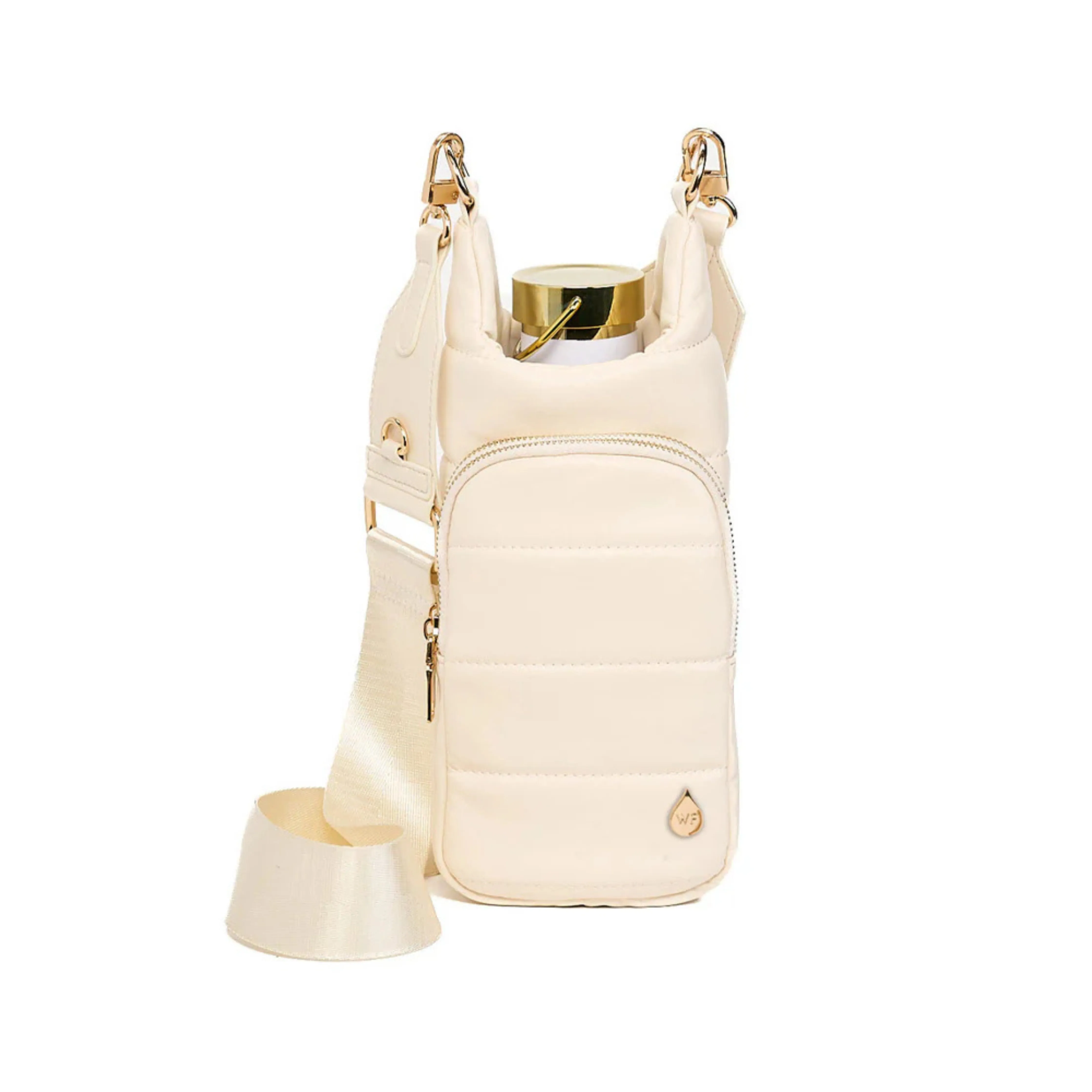 Ivory Vegan Leather HydroBag® with Strap Bundle