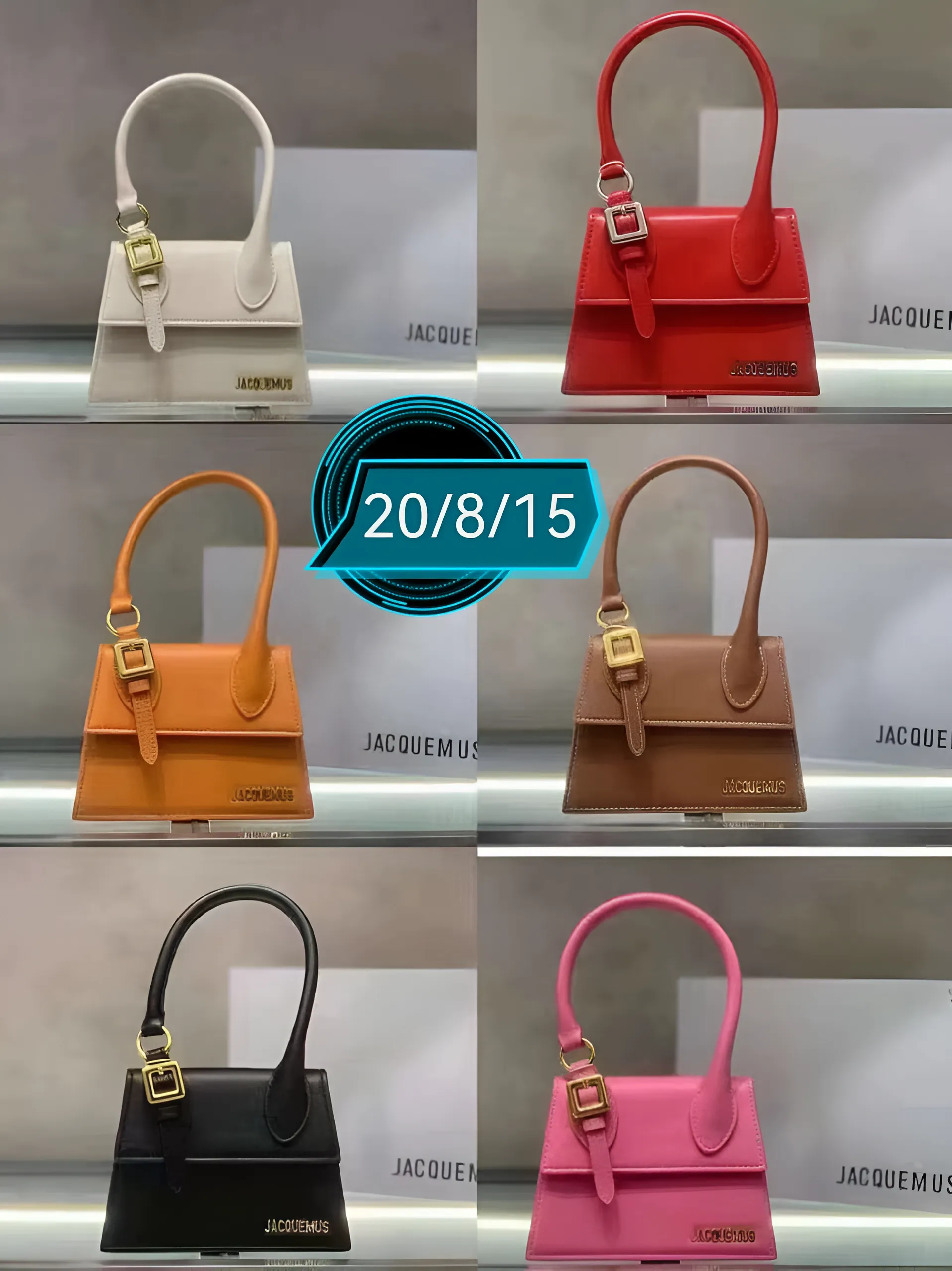 Jacquemus Le Chiquito Moyen Smooth Leather Tote Bag With Buckle