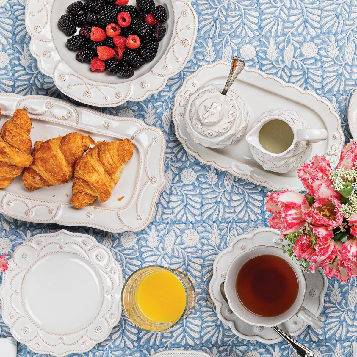 Jardins du Monde Teacup - Whitewash